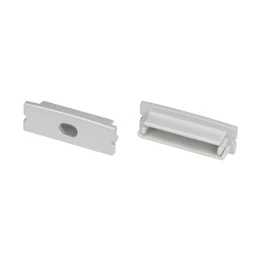 Фото #1 товара Заглушка LINE-3010 SILVER с отверстием (Arlight, Пластик)