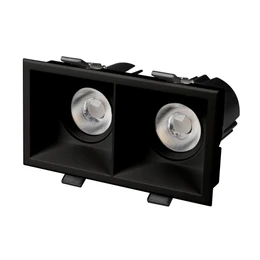 Фото #1 товара Светильник MS-FLOW-BUILT-S157x85-2x12W Day4000 (BK, 38 deg, 230V) (Arlight, IP20 Металл, 5 лет)