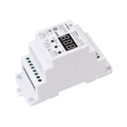 Фото #1 товара Диммер SMART-D19-DIM-PUSH-DIN (230V, 2A, TRIAC, 2.4G) (Arlight, IP20 Пластик, 5 лет)