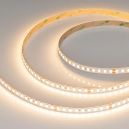 Фото #1 товара Светодиодная лента ULTRA-C126-10mm 24V Warm3000 (14.4 W/m, IP20, 5630, 5m) (Arlight, высок.эфф.200 лм/Вт)