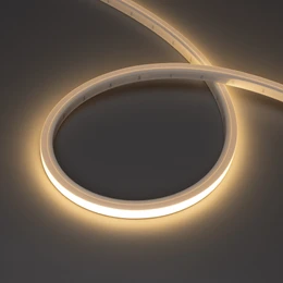 Фото #1 товара Светодиодная лента герметичная NOVA-TOP-PU-A120-16x15mm 24V Warm3500 (10 W/m, IP68, 5m, wire x2) (Arlight, Полиуретан)