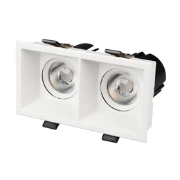 Фото #1 товара Светильник MS-FLOW-BUILT-S157x85-2x6W Day4000 (WH, 55 deg, 230V) (Arlight, IP20 Металл, 5 лет)
