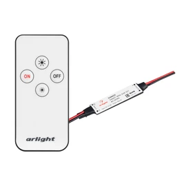 Фото #1 товара Диммер SMART-MINI-DIM-SET (12-24V, 1x4A, ПДУ 4кн, IR) (Arlight, IP20 Пластик, 5 лет)