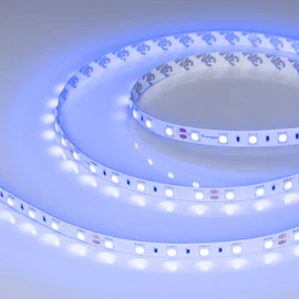 Фото #1 товара Светодиодная лента RT-B60-10mm 24V Blue (14.4 W/m, IP20, 5060, 5m) (Arlight, Открытый)