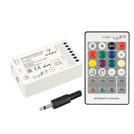 Фото #1 товара Аудиоконтроллер ARL-SOUND-RGB/RGBW (12-24V, 4x4A, RF ПДУ 24кн) (Arlight, IP20 Пластик, 3 года)