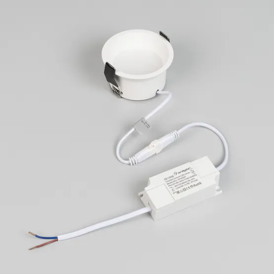 Фото #2 товара Светильник MS-BREEZE-BUILT-R82-9W Warm3000 (WH, 85 deg, 230V) (Arlight, IP20 Металл, 3 года)