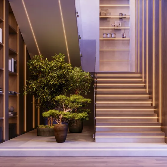 Фото #4 товара Светодиодная лента герметичная VELA-M240-2.5x6mm 24V White6000 (5 W/m, IP65, 5m) (Arlight, узкая)