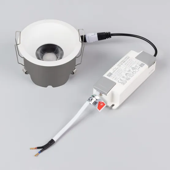 Фото #5 товара Светильник MS-HARBOR-R82-10W Warm3000 (WH, 50 deg, 230V) (Arlight, IP20 Металл, 5 лет)