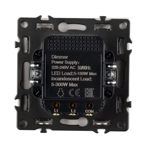 Фото #2 товара Механизм светорегулятора SWT-NOBE-DLR-SFPL-IS (250V, 300W) (Arlight, Никель)