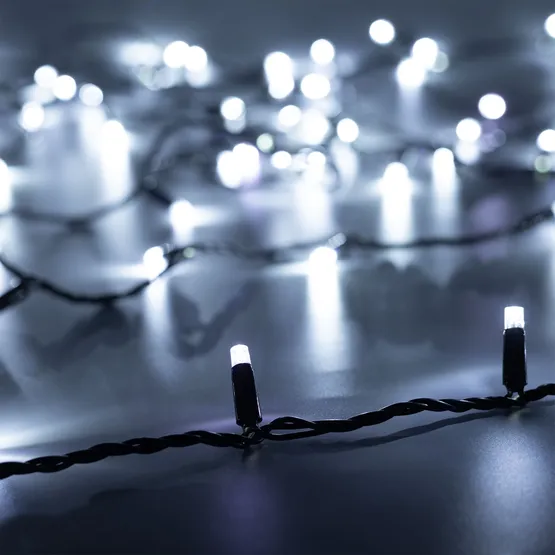 Фото #1 товара Светодиодная гирлянда ARD-STRING-CLASSIC-10000-BLACK-100LED-FLASH WHITE (230V, 7W) (Ardecoled, IP65, 1 год)