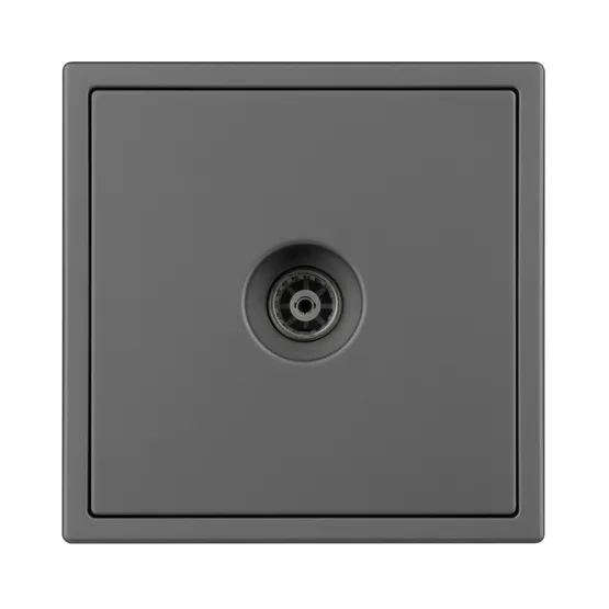 Фото #4 товара Механизм телевизионной розетки SCT-NOBE-MTV1-SFPL-GR (Arlight, Серый базальт)