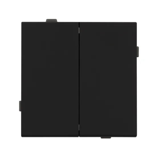 Фото #2 товара Механизм выключателя двухклавишный непроходной SWT-TENDO-MK02-SFPL-BK (230V, 10A) (Arlight, -)