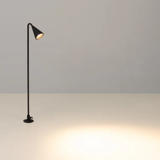 Фото #2 товара Светильник KT-HAREBELL-BOLL-H450-3W Warm3000 (BK, 40 deg, 24V) (Arlight, IP65 Металл, 3 года)