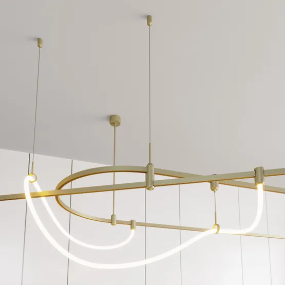 Фото #3 товара Держатель трека ART-APRIORI-HOLDER-HANG-TUBE-L1500 (OG) (Arlight, IP20 Металл, 3 года)