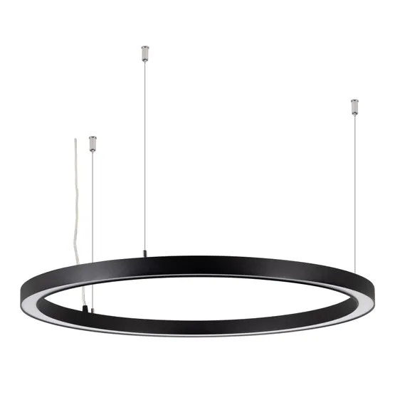 Фото товара Светильник SP-CIRCLE-HANG-O3535-D700-40W Warm3000 (RAL9005, 120 deg, 230V) IP40 LED (Arlight, Алюминий)