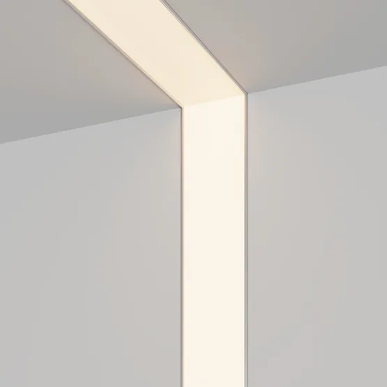 Фото #4 товара Профиль LINIA45-FANTOM-2000 ANOD (Arlight, Алюминий)