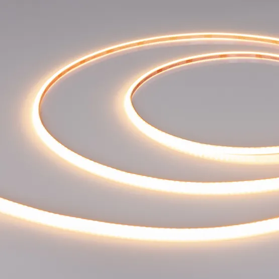 Фото #1 товара Светодиодная лента герметичная MICROLED-SEW-M320-3mm 24V Warm3000 (6 W/m, IP65, 5m) (Arlight, CRI>90)