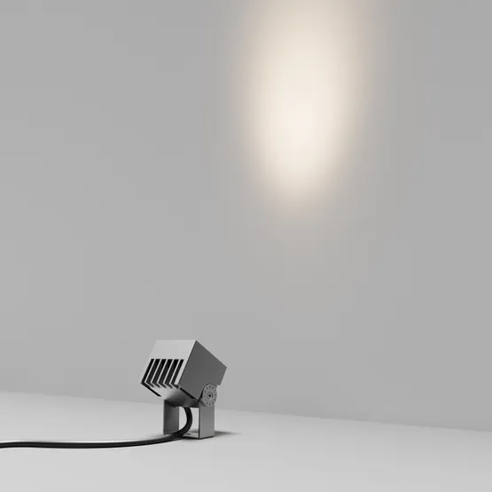 Фото #2 товара Светильник ALT-BLOCK-S65x65-5W Warm3000 (GR, 36 deg, 230V) (Arlight, IP66 Металл, 3 года)