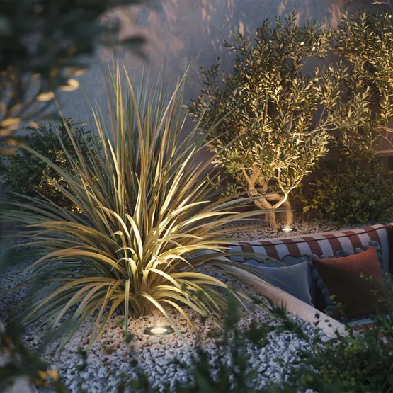 Фото #2 товара Светильник LTD-DAFNA-GROUND-R100-6W Warm2700 (SL, 20 deg, 230V) (Arlight, IP67 Металл, 5 лет)