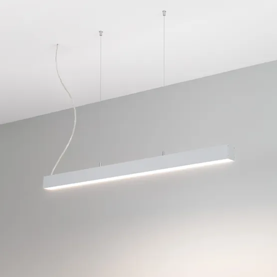 Фото #4 товара Профиль LINE-M-5050-2000 WHITE (Arlight, Алюминий)
