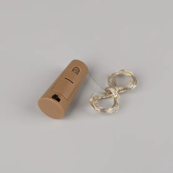 Фото #2 товара Светодиодная гирлянда ARD-DEW-HOME-2000-CLEAR-20LED-STD Blue (1.5V, Battery Pack, Cork) (Ardecoled, IP20)