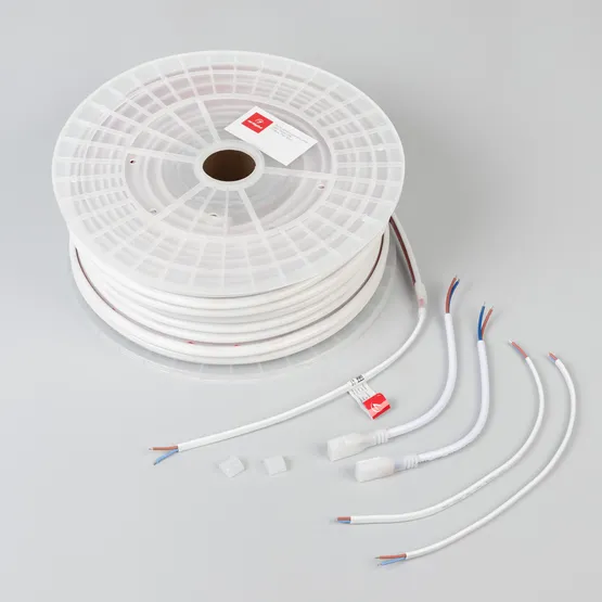 Фото #2 товара Светодиодная лента герметичная ARL-PSW-U286-10mm 230V Day4000 (13 W/m, IP67, 50m) (Arlight, -)