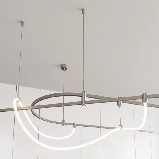 Фото #3 товара Держатель трека ART-APRIORI-HOLDER-HANG-TUBE-L1500 (TN) (Arlight, IP20 Металл, 3 года)