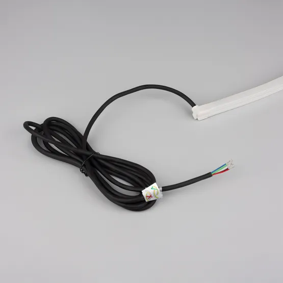 Фото #7 товара Светодиодная лента герметичная NOVA-SIDE-PU-B84-12x20mm 24V RGB-Day (15 W/m, IP68, 3m, wire x1) (Arlight, Полиуретан)