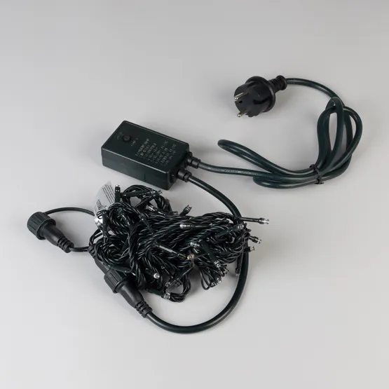 Фото #2 товара Светодиодная гирлянда ARD-STRING-HOME-5000-GREEN-50LED-LIVE RGB (230V, 3.5W) (Ardecoled, IP20)