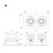Минифото #2 товара Светильник MS-VORTEX-BUILT-S170x90-2x12W Warm3000 (WH-WH, 40 deg, 230V) (Arlight, IP20 Металл, 5 лет)