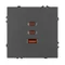 Минифото #4 товара ARL NOBE USB Розетка тип А+С+С софт-тач серый базальт SCT-MUACC-SFPL-FC-GR (65W, QC3) (Arlight, -)