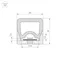 Минифото #2 товара Силиконовый профиль WPH-FLEX-2020-TOP-S13-20m WHITE (Arlight, Силикон)
