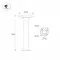 Минифото #2 товара Светильник ландшафтный LGD-PILZE-H1000-20W Warm3000 (Серый, 136 deg, 230V) (Arlight, IP65 Металл, 3 года)