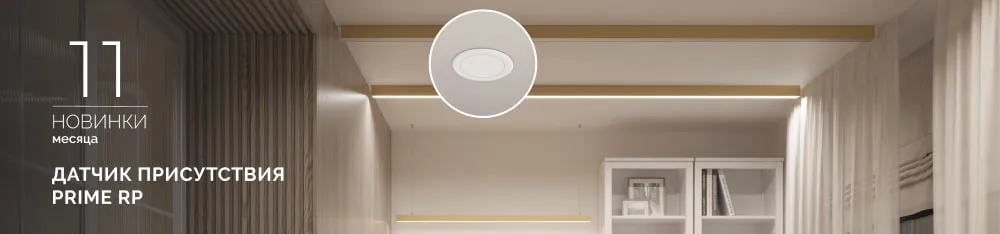 Фото Датчик присутствия PRIME RP: больше не нужно махать руками, чтобы включить свет